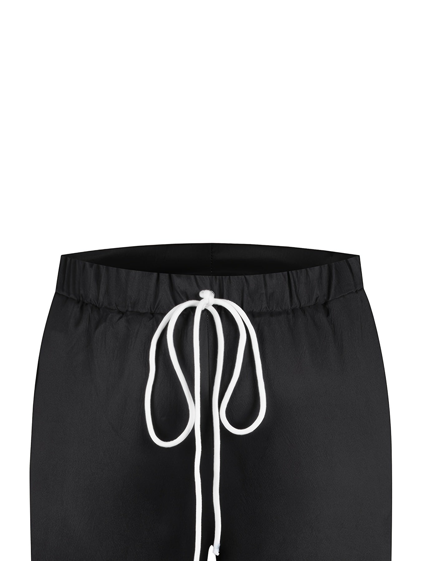  Ombre Stripe Print Drawstring Pants