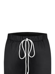  Ombre Stripe Print Drawstring Pants