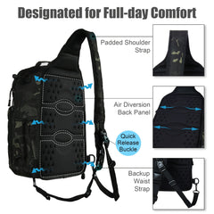 ZL R0035H G Fishing Tackle Backpack Waterproof Storage Bag Fly Fishing Backpack