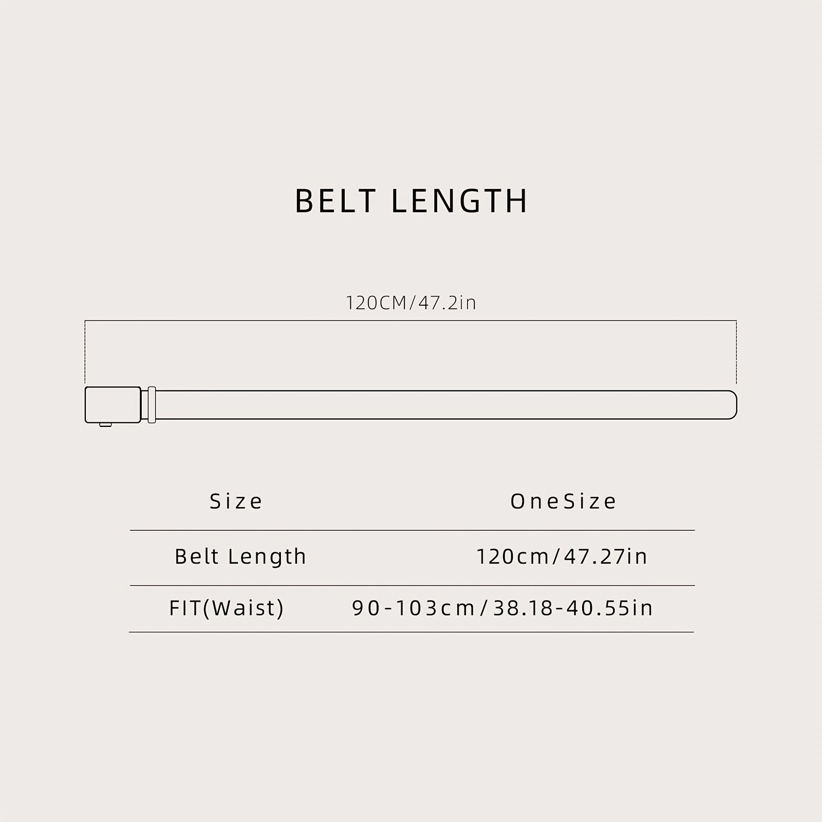 Men's Casual I-Shaped Auto Buckle Belt Gift