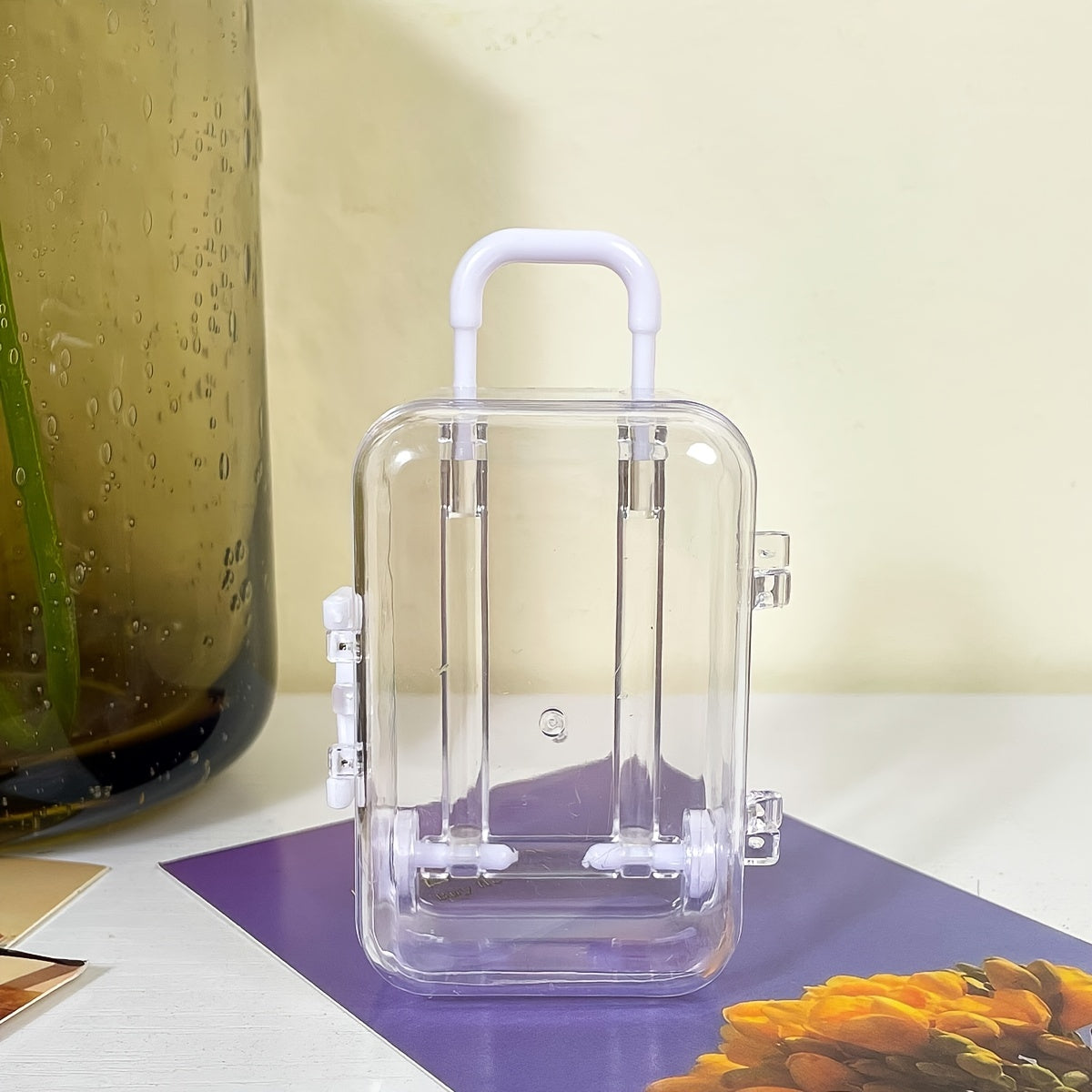 Mini Transparent Storage Bag Travel Jewelry Organizer