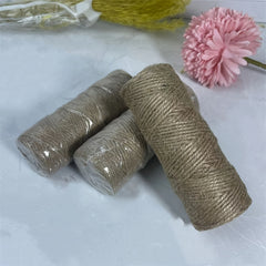 3pcs 50m Jute Twine DIY String Gardening Crafts