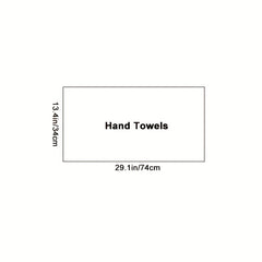 3pcs Solid Cotton Hand Towel Absorbent Soft Face Towel Quick Dry Hand Towels