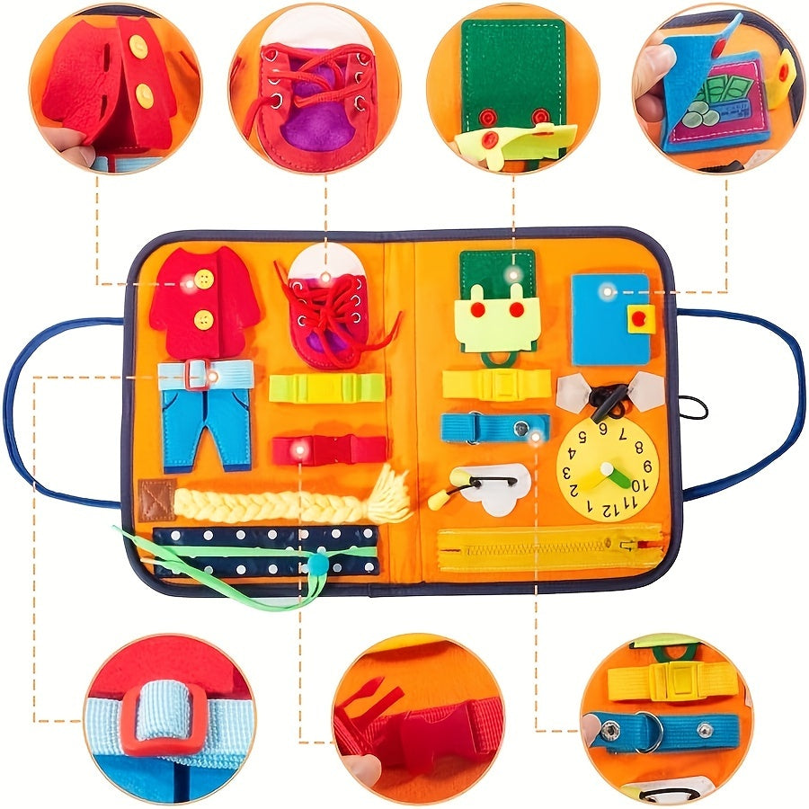 Pink Animal Dress Up Puzzle Board for Kids