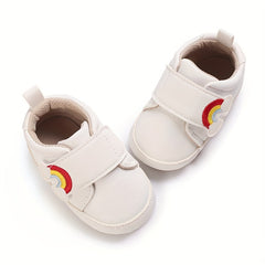 Rainbow Sneakers For Baby Girls Lightweight Walking Shoes For Spring