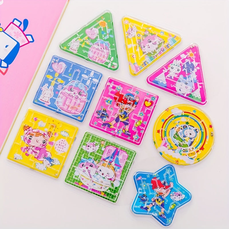 25pcs Random Cartoon Maze Toys Children Educational Toys