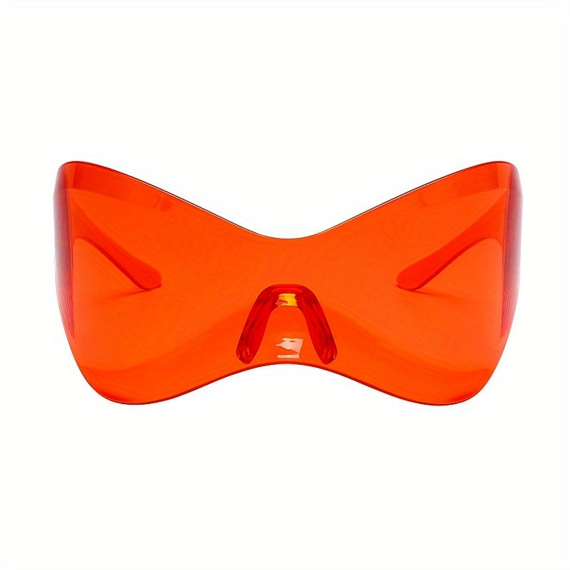 Oversized Rimless Y2K Cyberpunk Sunglasses