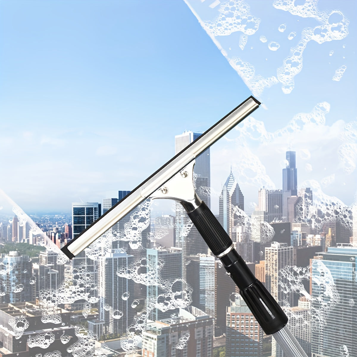 Stainless Steel Shower Squeegee Window Glass Wiper