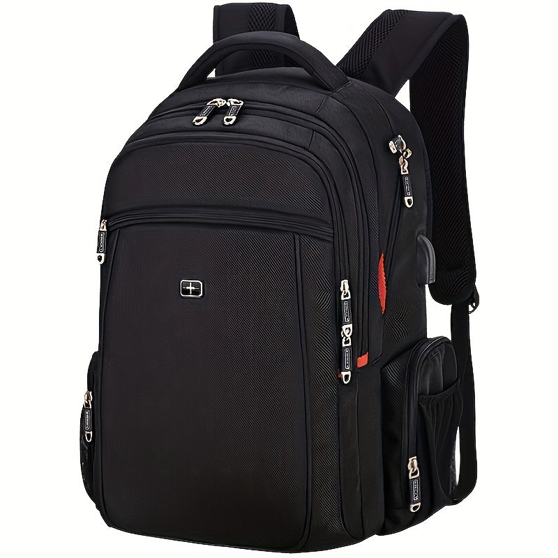 Large Laptop Backpack for Men with USB Charging Port