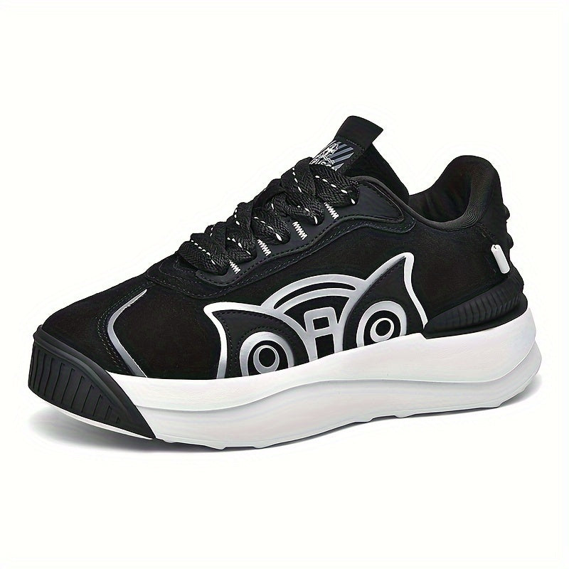 Men's Vintage Sneakers Comfy Non Slip Lace Up Street Shoes