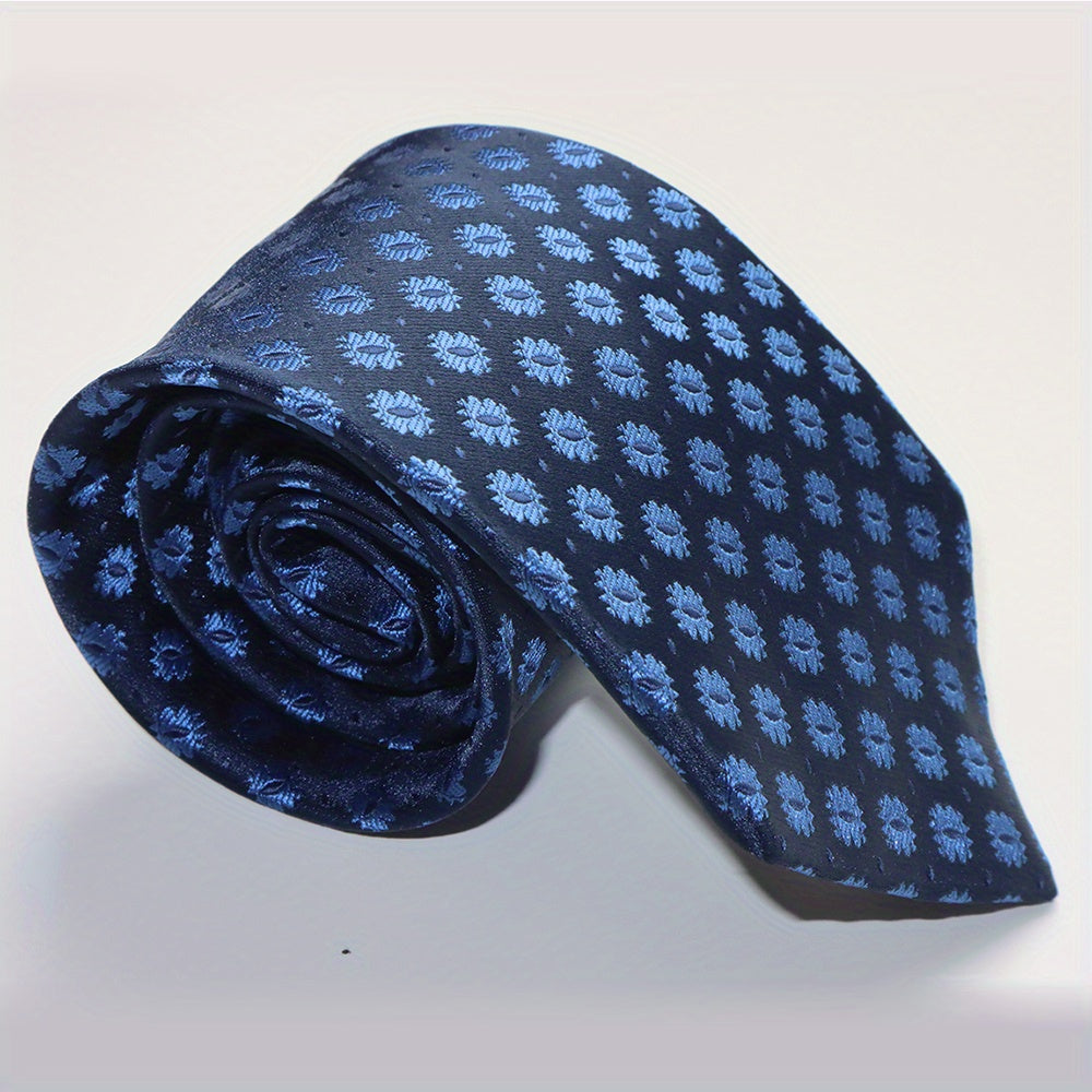 Vintage Retro 1900s High Flower Printed Necktie