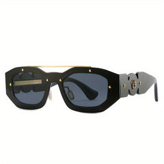 Top Bar Gradient Sunglasses for Beach Party UV400