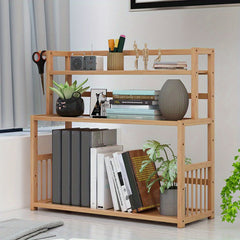 Stylish Student Desktop Bookshelf for Home Office Dormitory