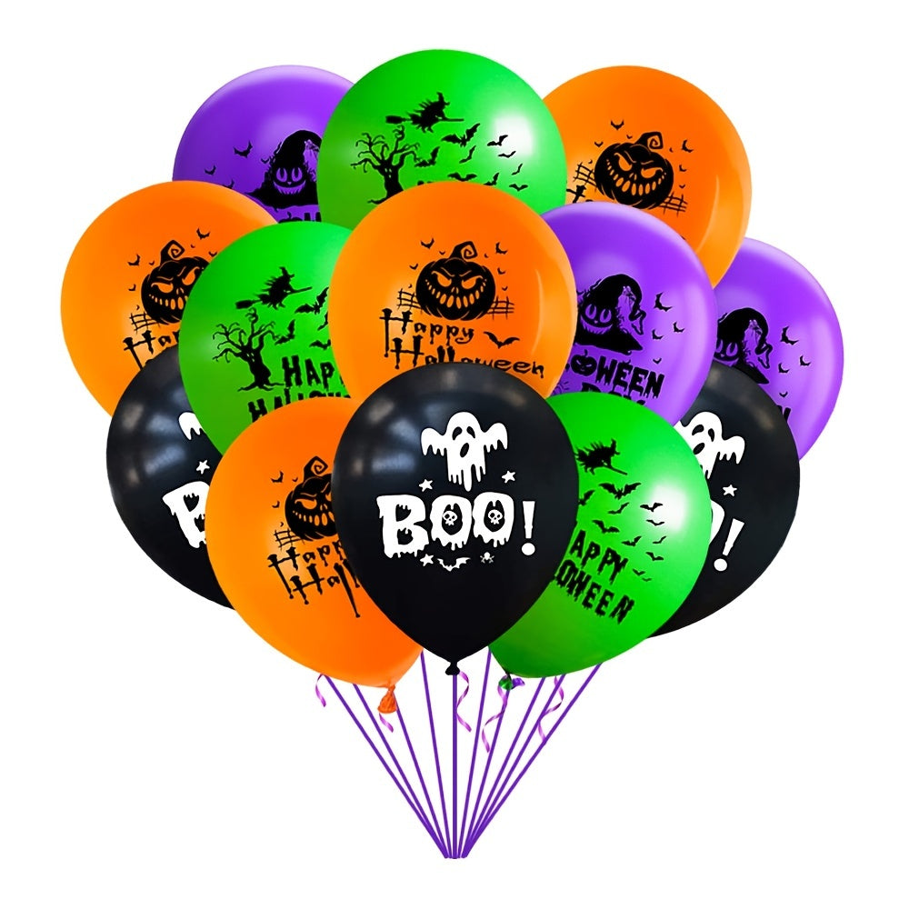 16pcs Halloween Decoration Balloons 30 Holiday Party Balloons