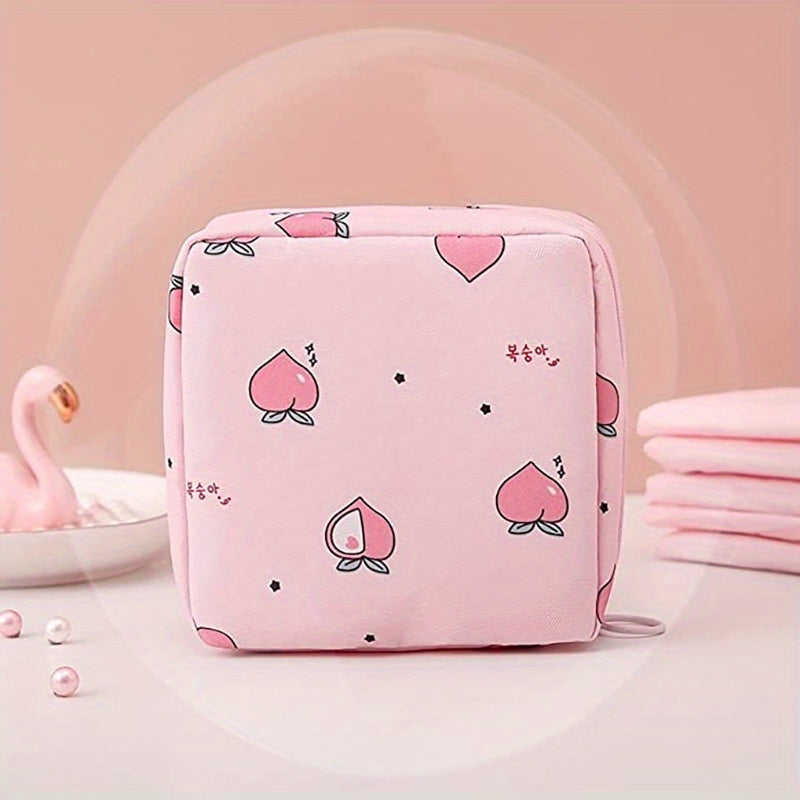 Portable Maxi Pad Storage Zipper Bag for Travel