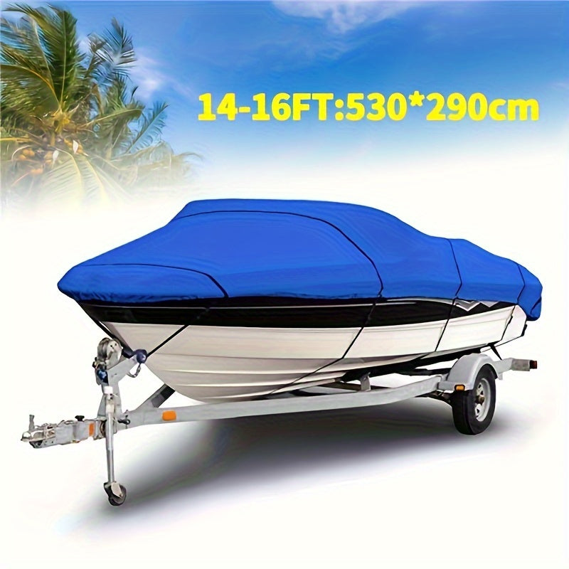 Anti UV Waterproof Boat Cover 3.35-6.71m Outdoor Marine Accessories