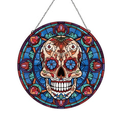 Halloween Skull Window and Door Decor