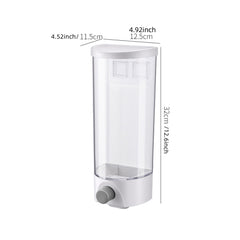 Wall Mounted Airtight Kitchen Cereal Dispenser Storage Container