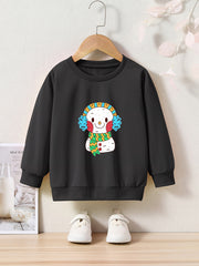 OERYUI Snowman Graphic Sweatshirt Comfy Pullover Kids Clothes