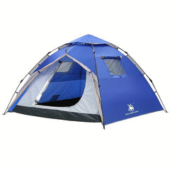 Automatic Spring Tent for 3-4 Person Outdoor Camping Sunshade Rainproof