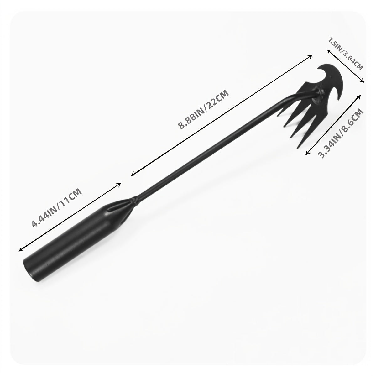 2pcs Manganese Steel Weeding Tool for Gardening Long Handle Weeder
