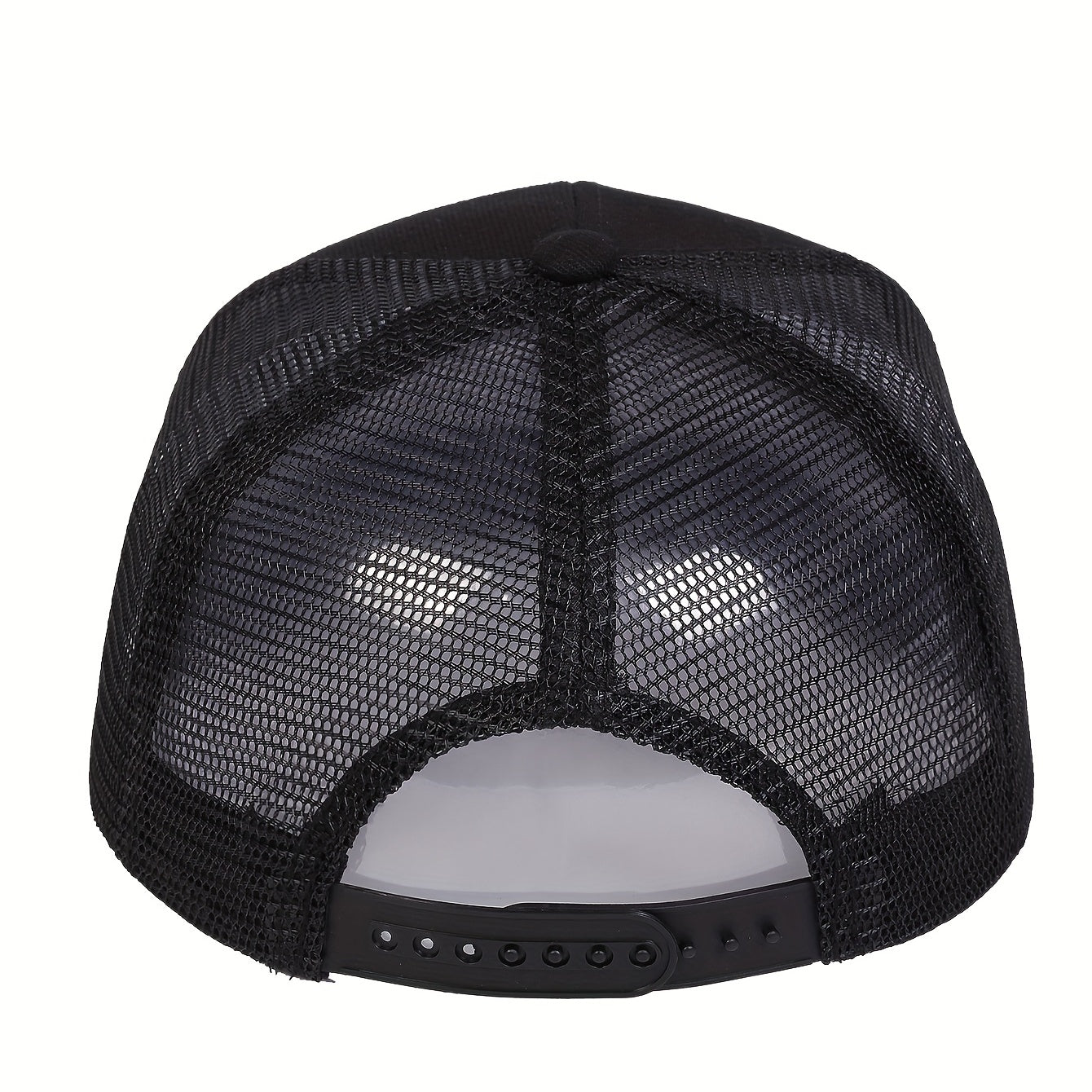 Men's Flat Brim Baseball Cap With Letter Embroidery