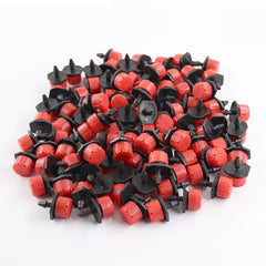 50pcs Sprinkler Garden Irrigation Micro Flow Drip Head Adjustable Water Dripper