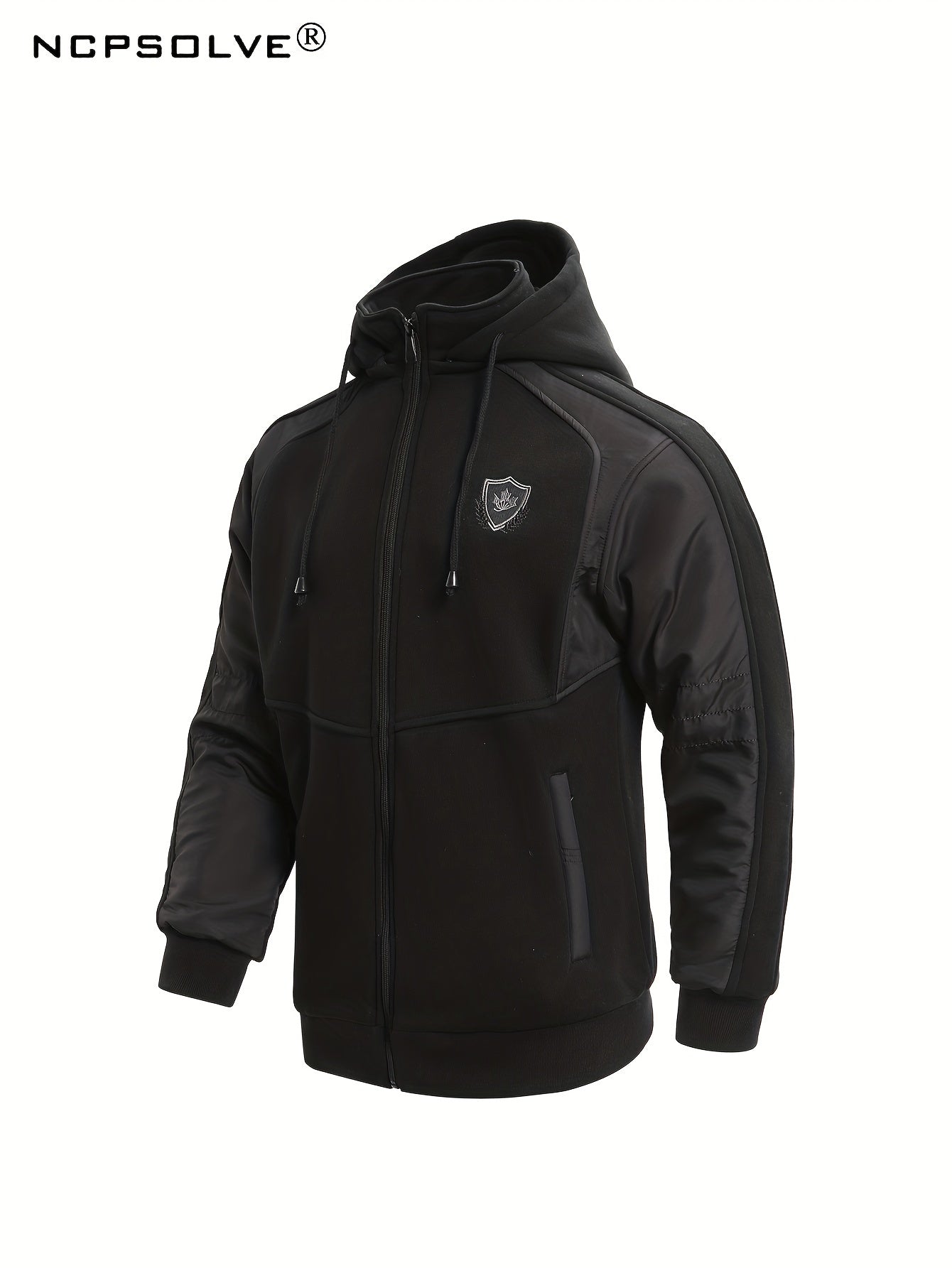 Men's Zip Up Warm Jacket & Drawstring Pants Set