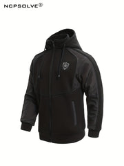 Men's Zip Up Warm Jacket & Drawstring Pants Set