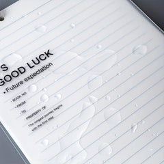 B5 Loose Leaf Notebook with Horizontal Lines, Square Shells, Detachable Binder