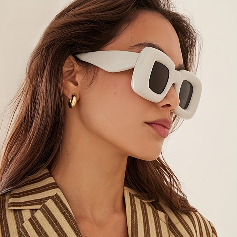 Y2K Inflated Square Sunglasses UV400
