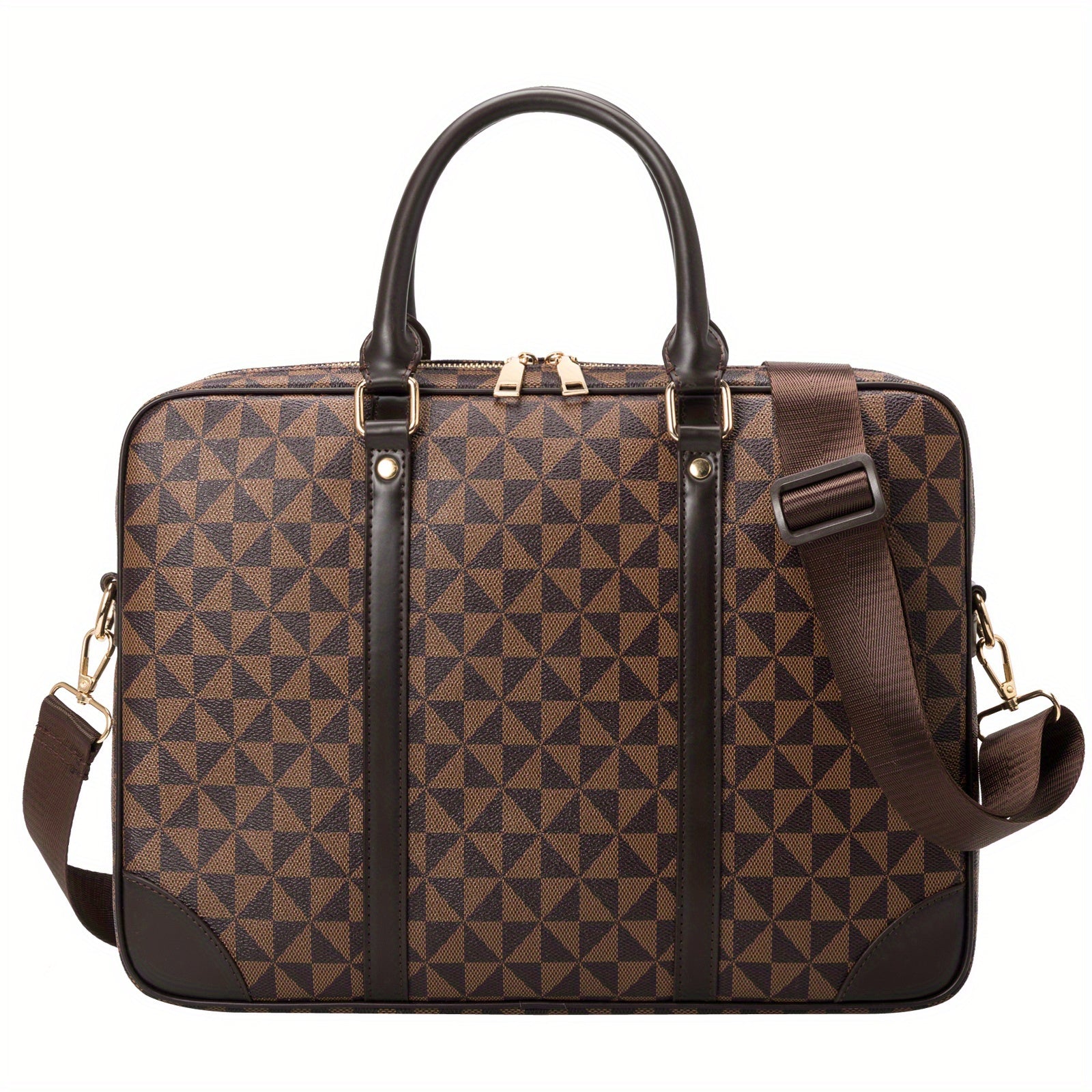 Large Capacity Business Commuter Briefcase - Laptop Bag Protective Cover