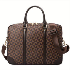 Large Capacity Business Commuter Briefcase - Laptop Bag Protective Cover