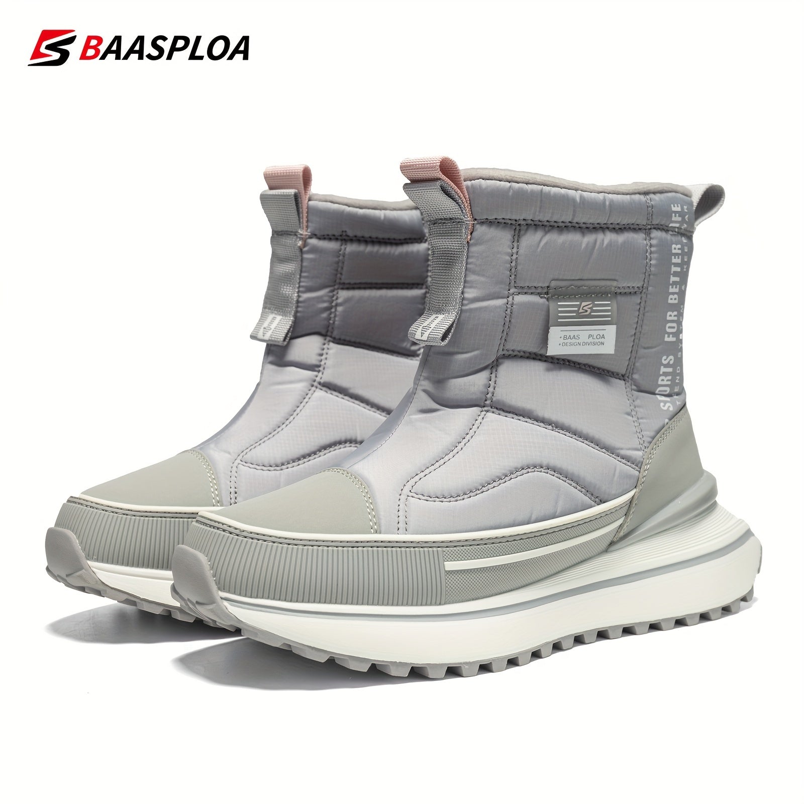 Women's Non slip Chunky Snow Boots High Top Hiking Boots
