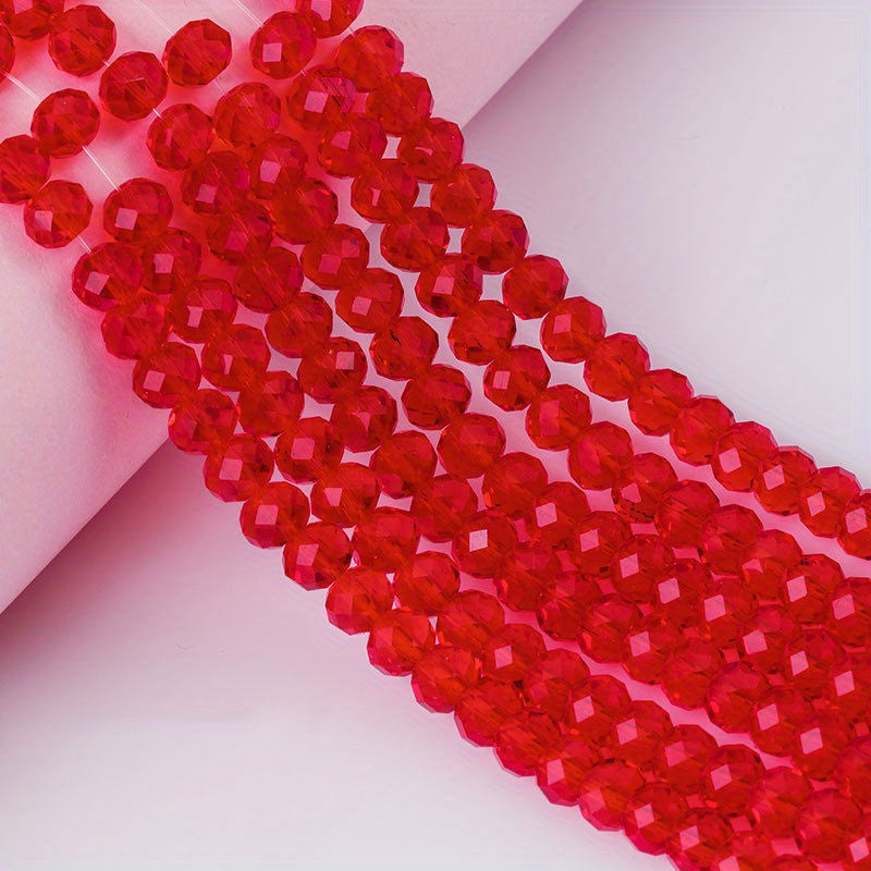 5x6mm Crystal Man Glass Wheel Beads for DIY Jewelry Making