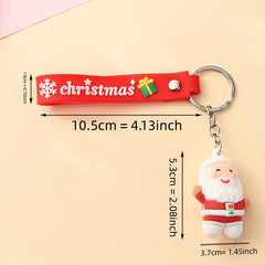 1pc Christmas Keychain Backpack Purse Decoration Accessories