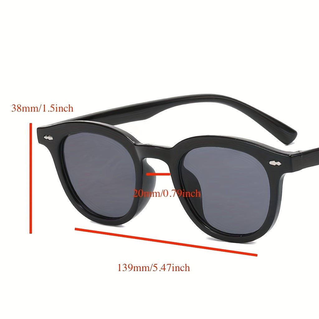Small Round Frame Sunglasses Casual Mixed PC Sunglasses