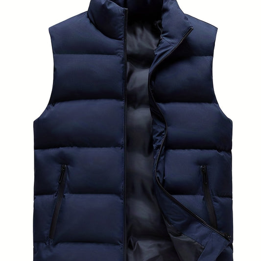 Men's Thermal Vest Sleeveless Jacket Warm Winter Autumn