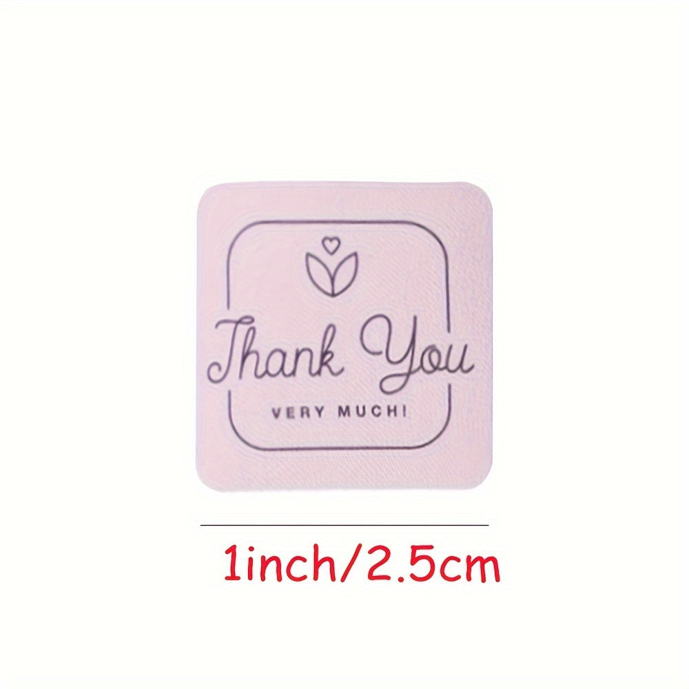 500pcs Thank You Sticker Round Scrapbook Envelope Seal Scrapbooking Stickers