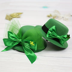 St Patrick's Green Hat Clips Headpiece Hair Accessories