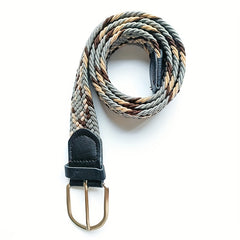 Casual Elastic Braided Belt No Punching Braided Belt