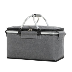 Insulated Picnic Basket for Cold Storage and Picnics