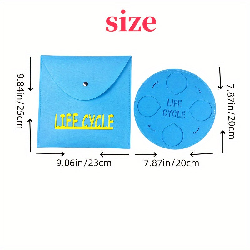 Educational Felt Life Cycle Game Interactive Learning Toy