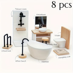 Mini Bathroom Furniture Set for Education - Sinks Toilets Bathtubs