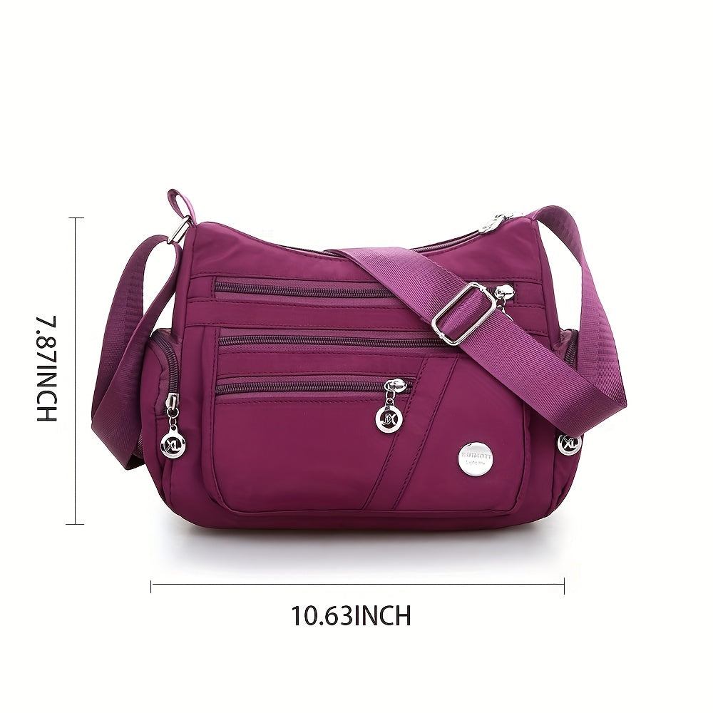 Women's Nylon Crossbody Bag Outdoor Travel Shoulder Bag