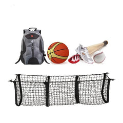 Universal 3 Pocket Net Bag Car Trunk Storage Organizer