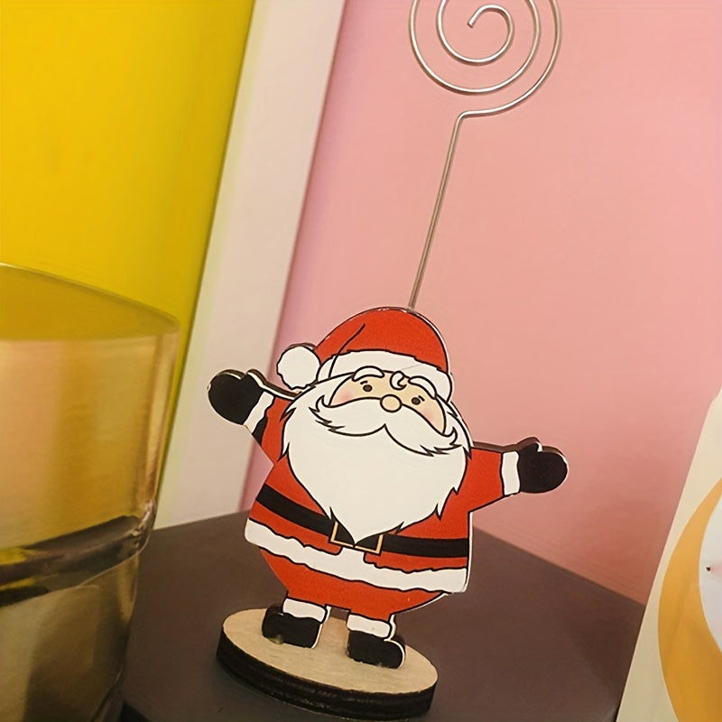 Christmas Wooden Small Ornaments Desktop Decorations Delicate Mini Decor