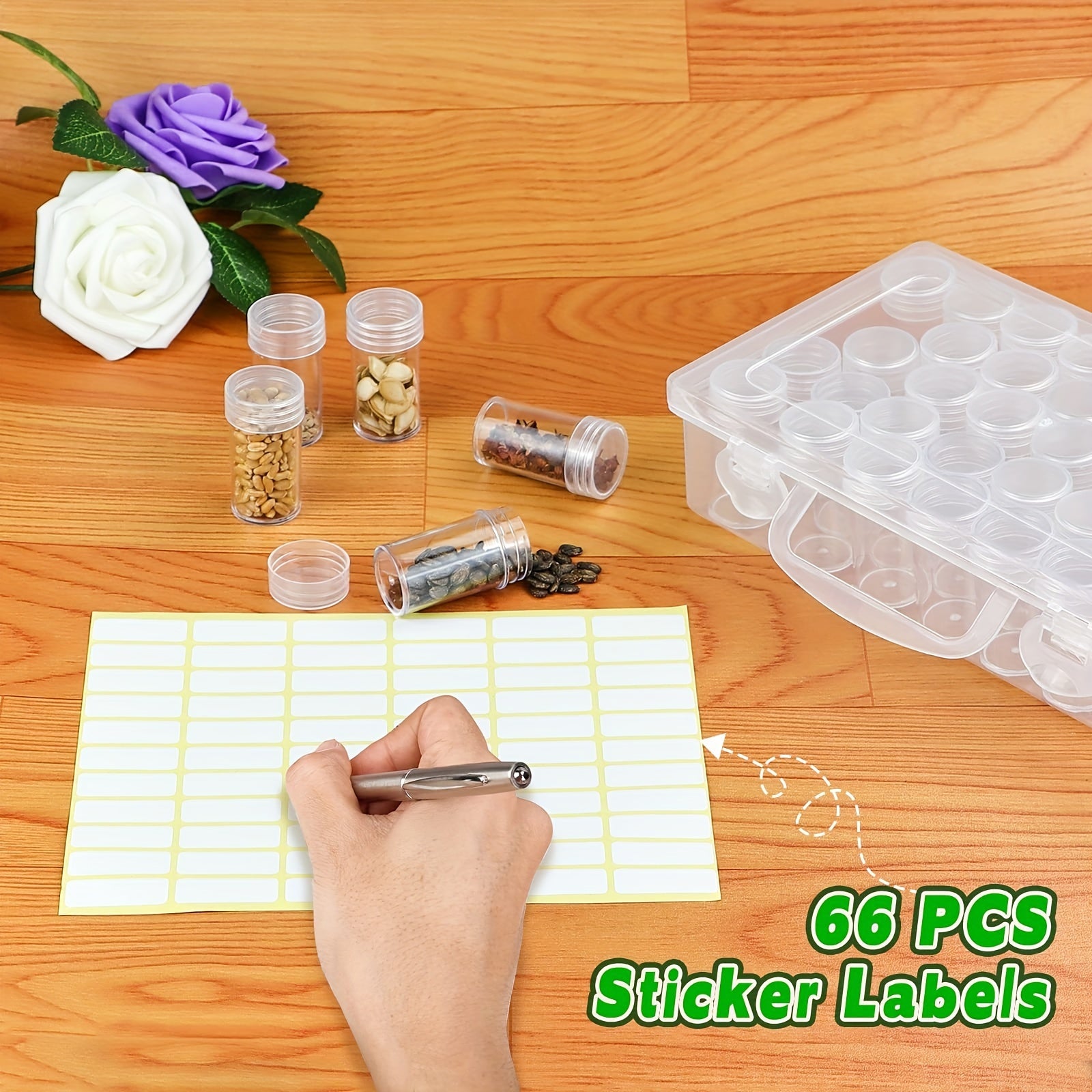 24 38 Slot Storage Box Airtight Container Organizer Portable Carrying Case