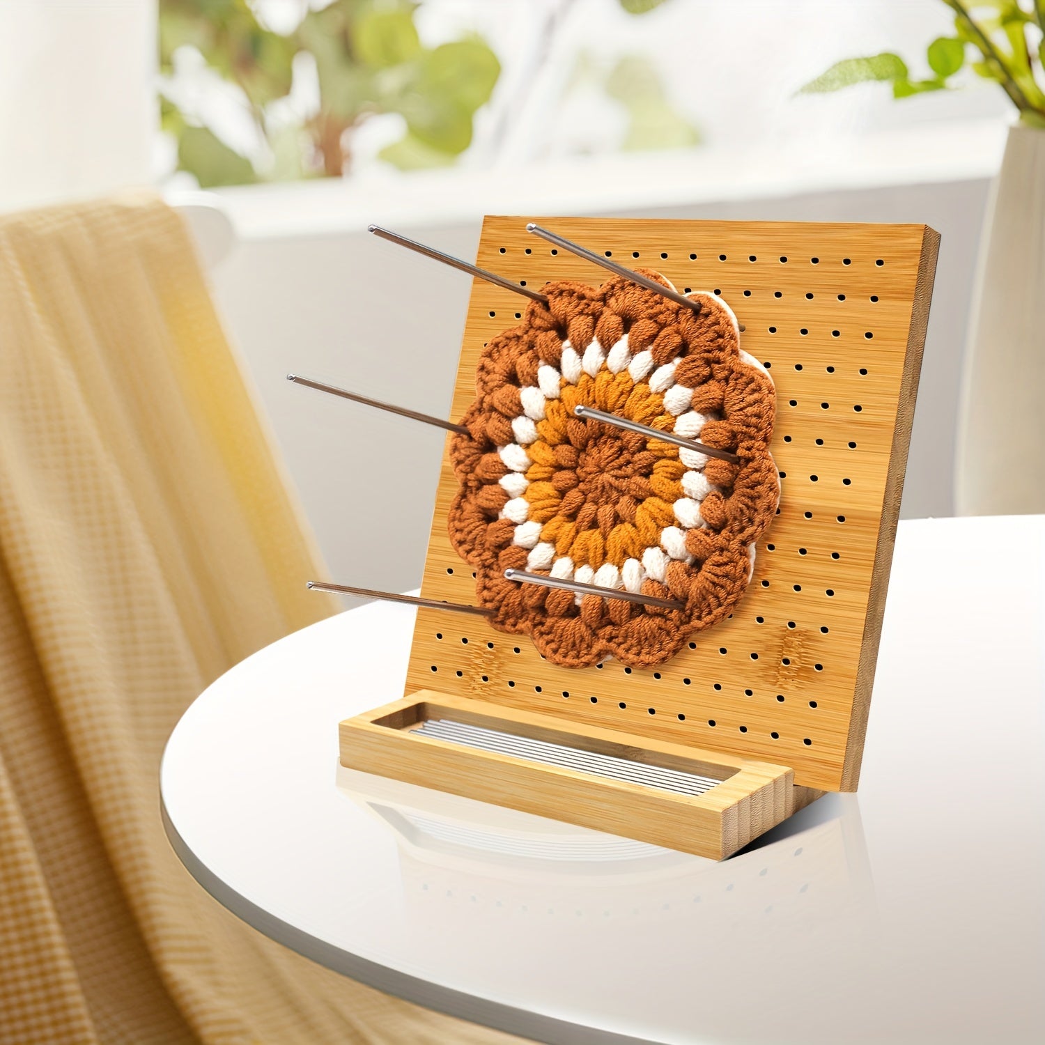 Crochet Blocking Board Braided Blocking Pad Square Blocking Board