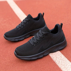 Women's Mesh Breathable Sports Shoes Lace Up Running Shoes